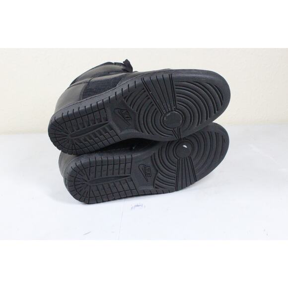 Nike Dunk Sky Hi Black Out Hidden Wedge Suede Shoes 528899-004 Women Size 7 - Picture 5 of 8